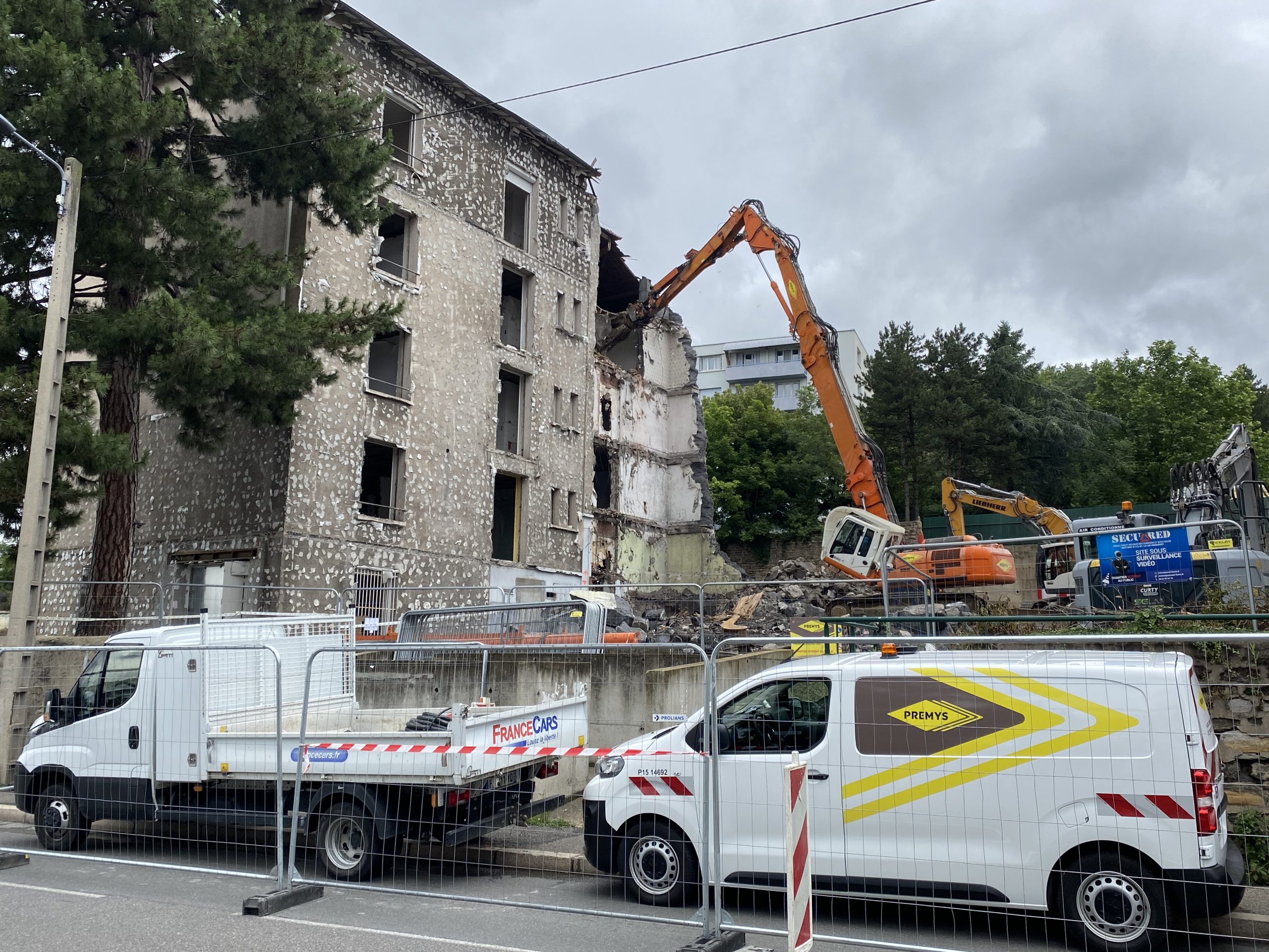 Des nouvelles de notre chantier démolition Clos Foujols